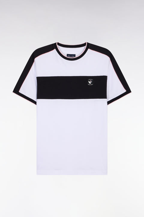 T-shirt à manches courtes New Zealand en coton blanc à découpes coupe regular - Image 2