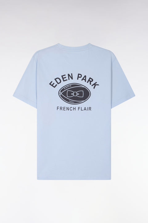 T-shirt à manches courtes sérigraphié gris clair coupe regular - Image 2