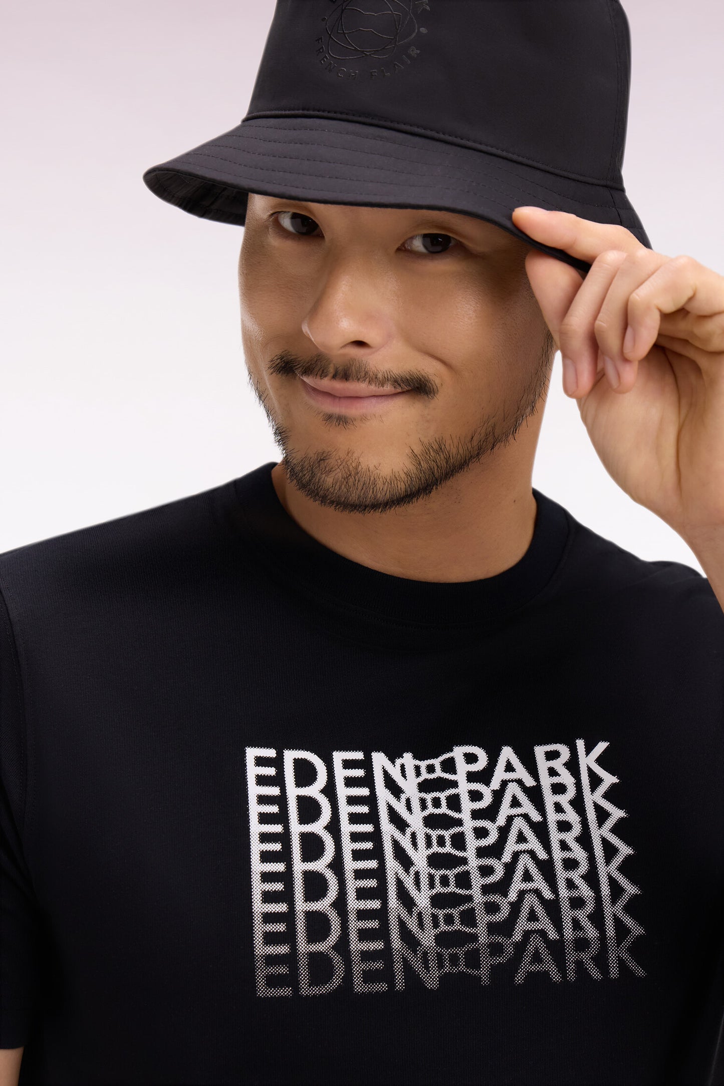 T-shirt à manches courtes sérigraphié écru coupe regular