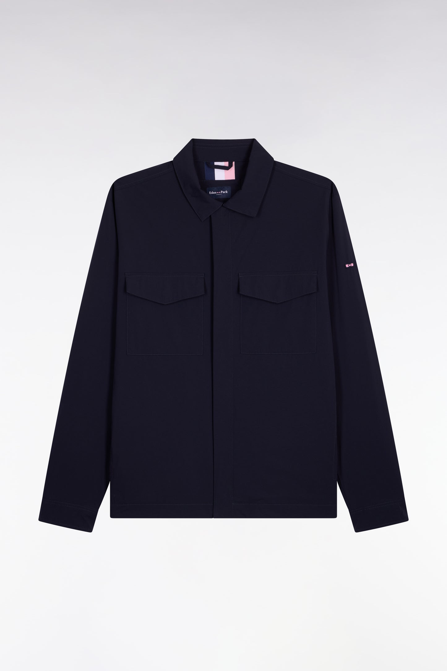 Surchemise en nylon stretch marine