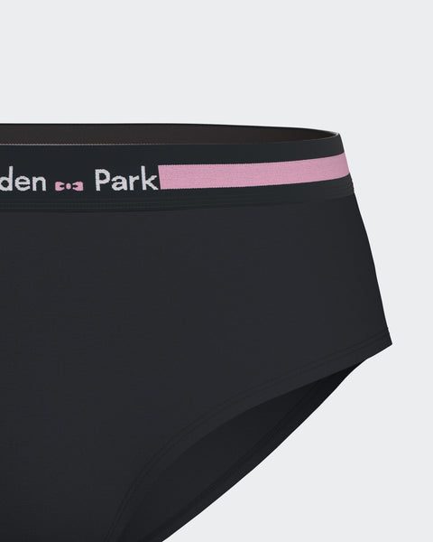 Culotte shorty en coton stretch marine - Image 2