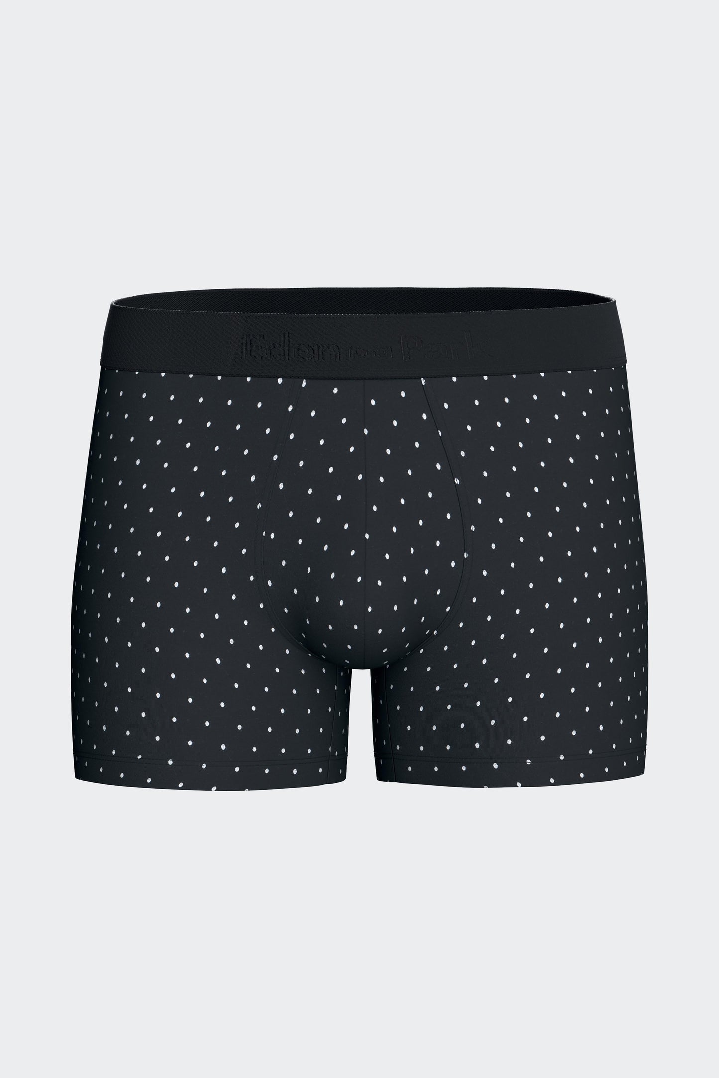 Lot de deux boxers en jersey de coton stretch marine imprimé pois