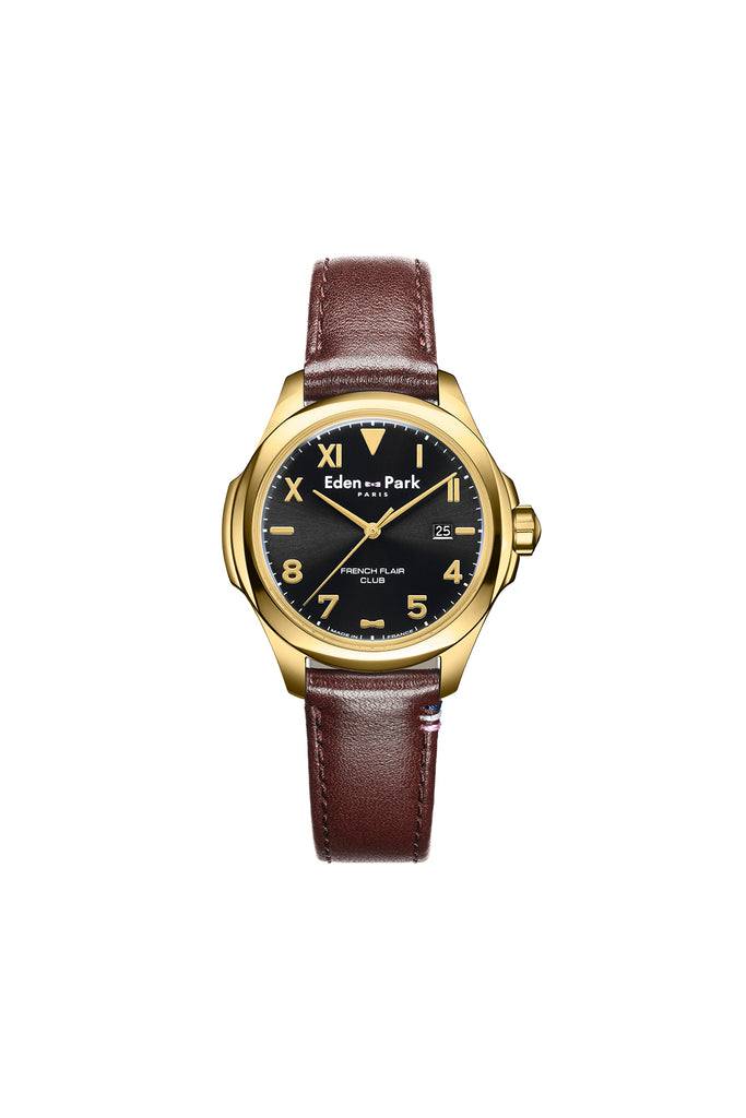 Black and Gold Quartz Watch