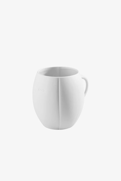 White Limoges porcelain mug - Image 3