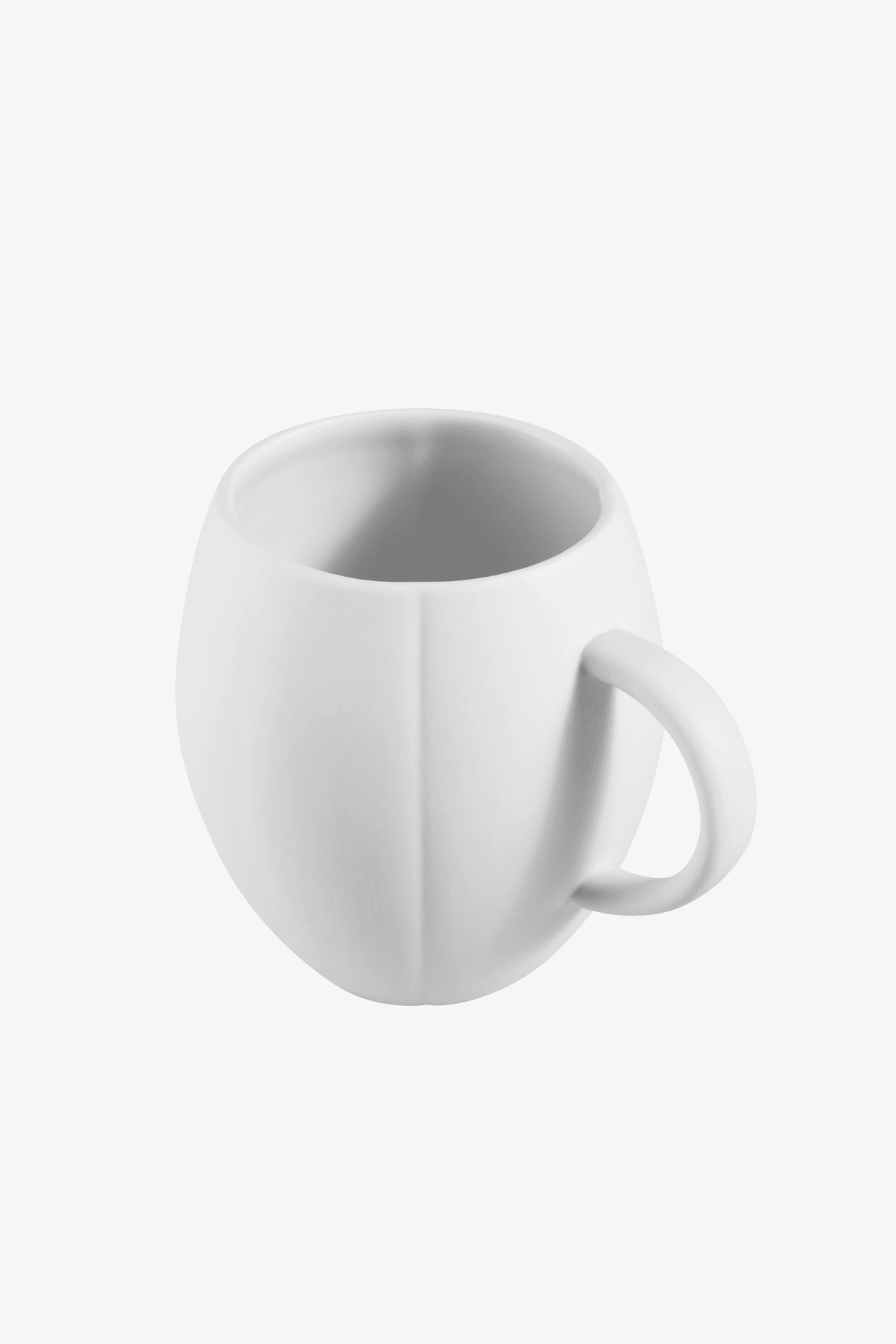 Mug blanc en porcelaine de Limoges - grand modèle