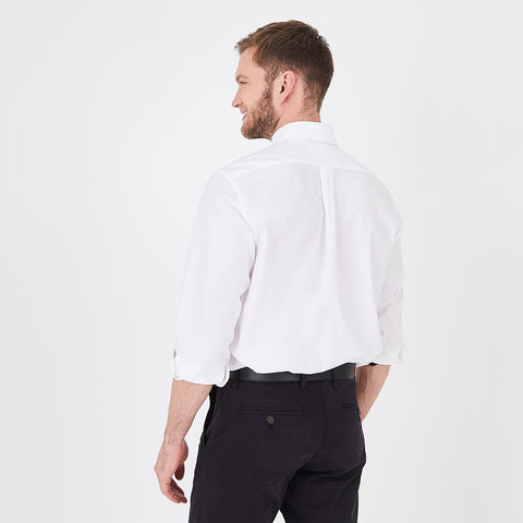 Chemise blanche en coton mélangé - Image 2