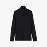 Polo noir manches longues
