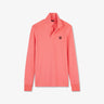Polo rose manches longues