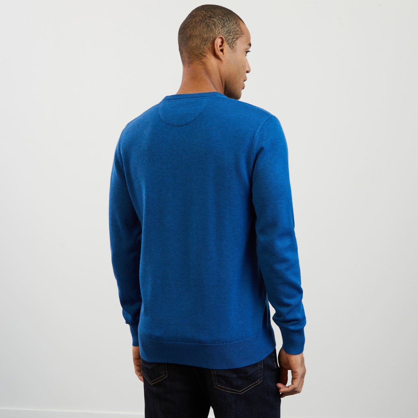 Blue wool mix jumper