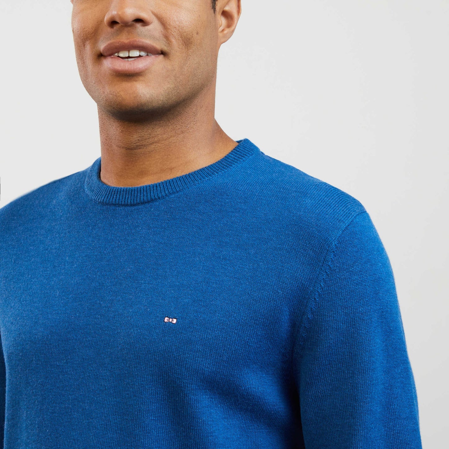 Blue wool mix jumper