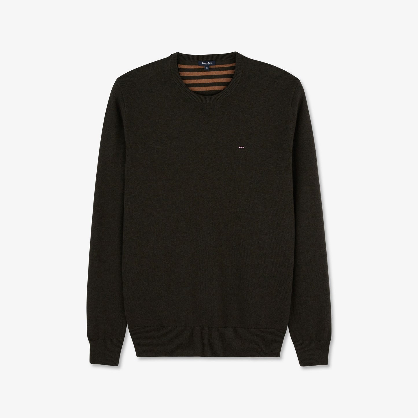 Pull kaki en laine mélangée