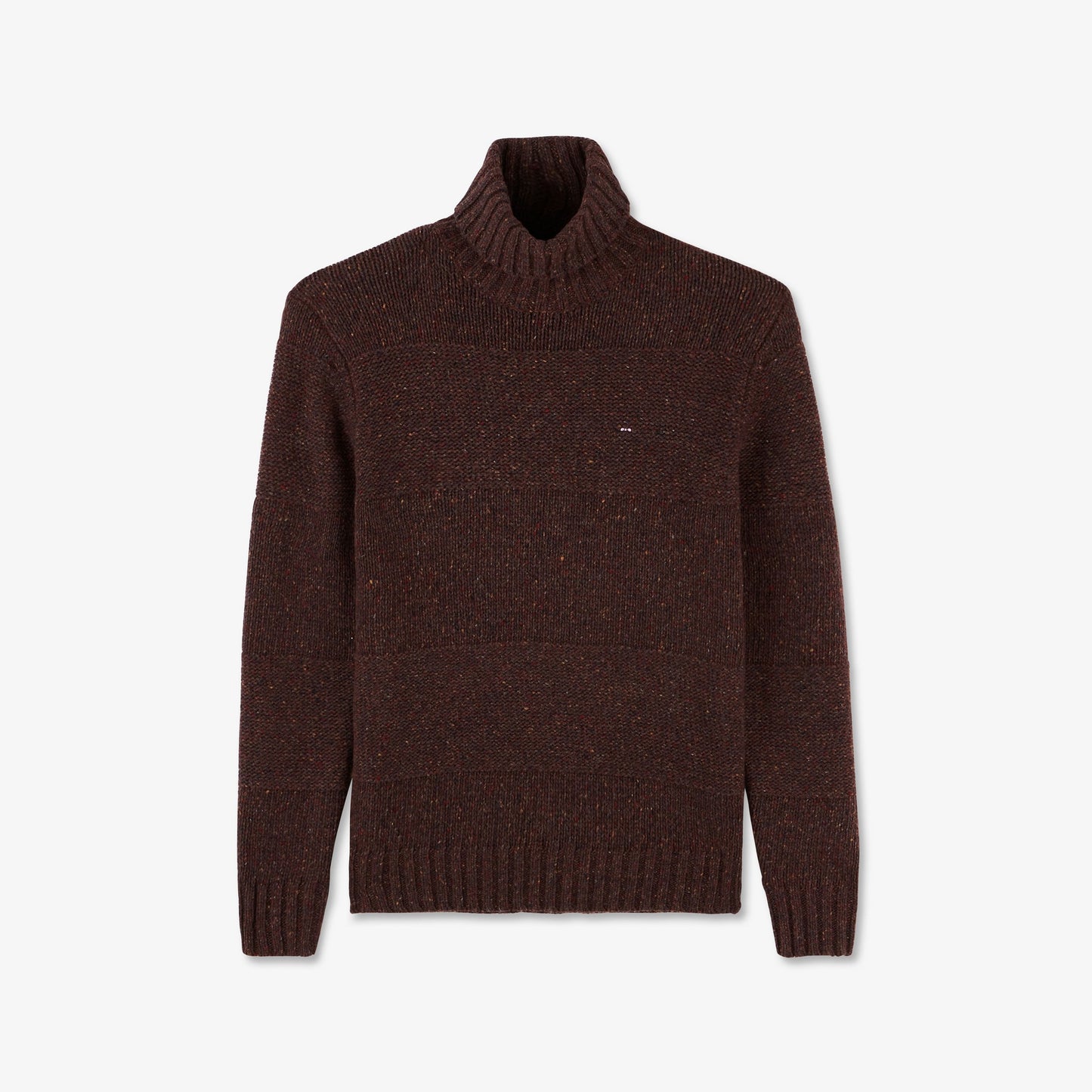 Dark blue zip cardigan in rib knit