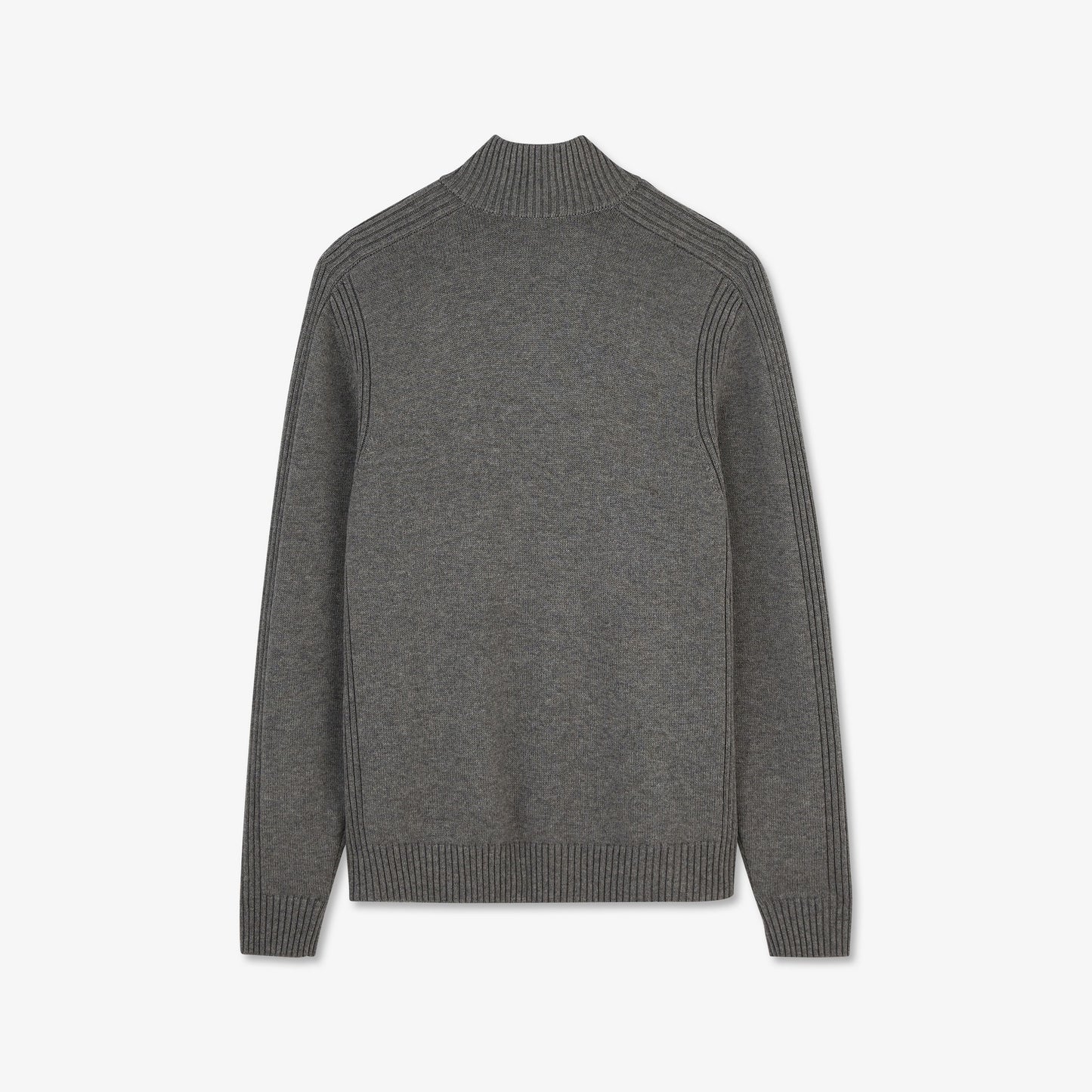 Pull gris camionneur en jeu de maille