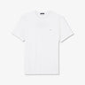 T-shirt blanc à broderie nœud dos
