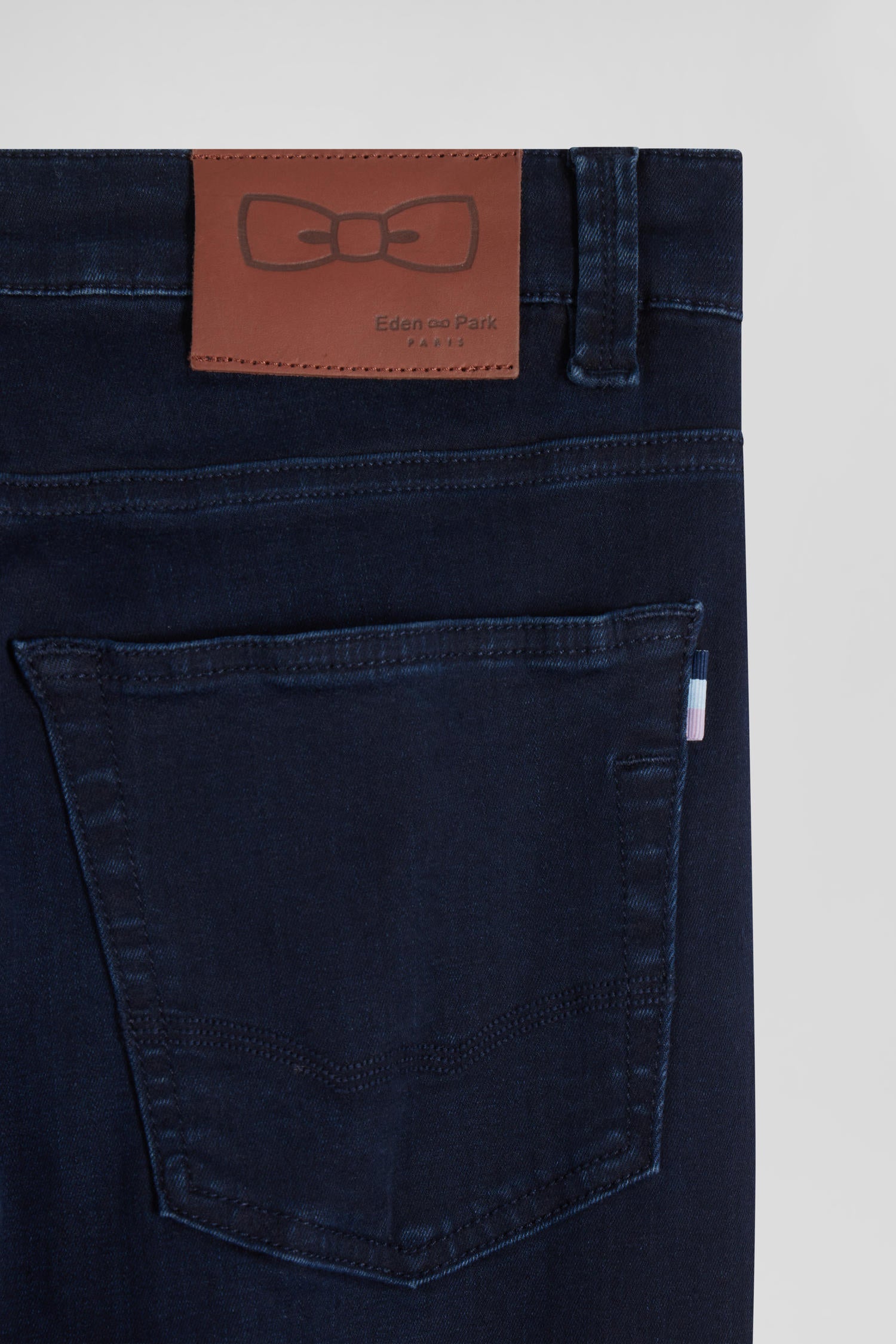 Jean en coton denim stretch bleu marine coupe Slim