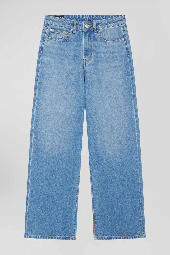 Jean en coton bleu coupe Relaxed