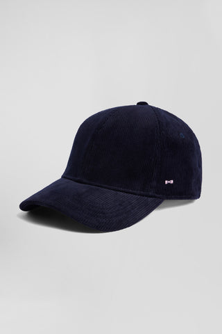 Navy blue corduroy cap