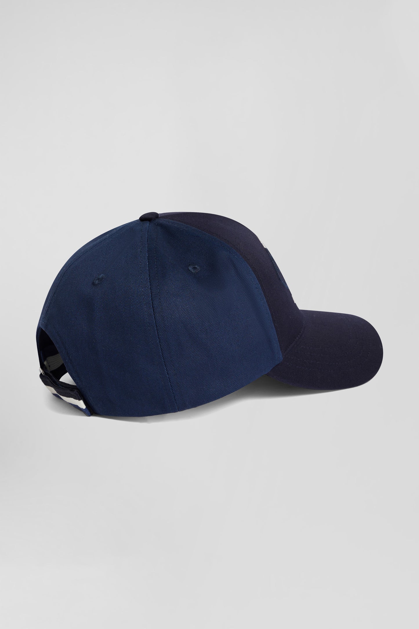 Dark blue bicolour cotton cap