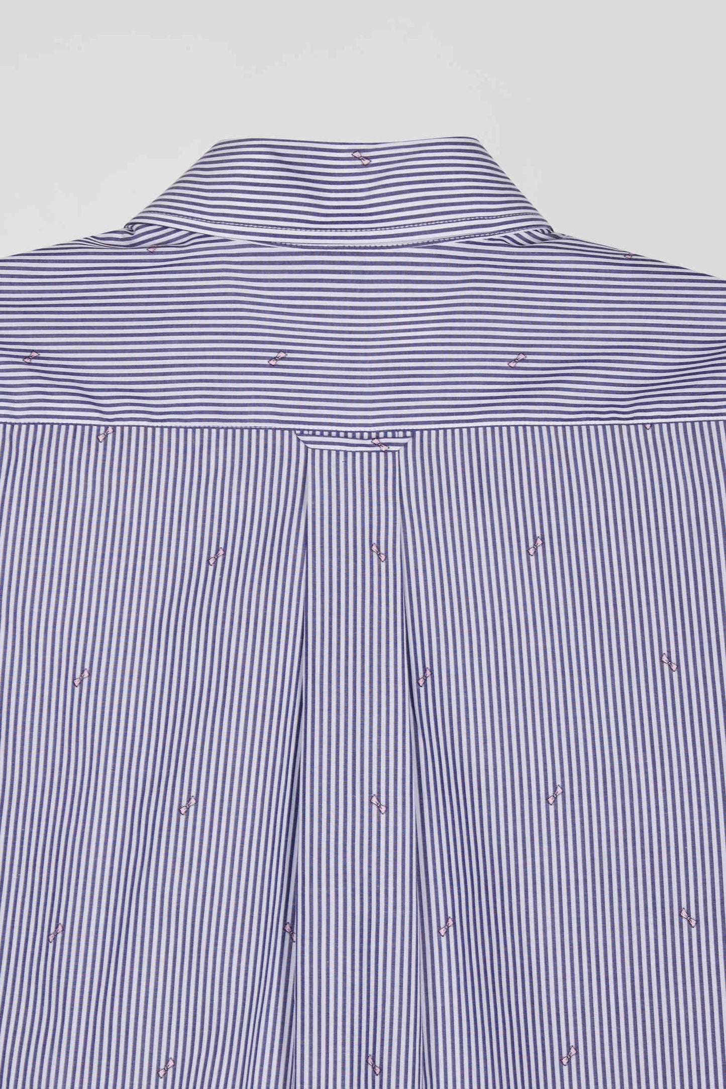 Chemise en coton bleu marine coupe Regular