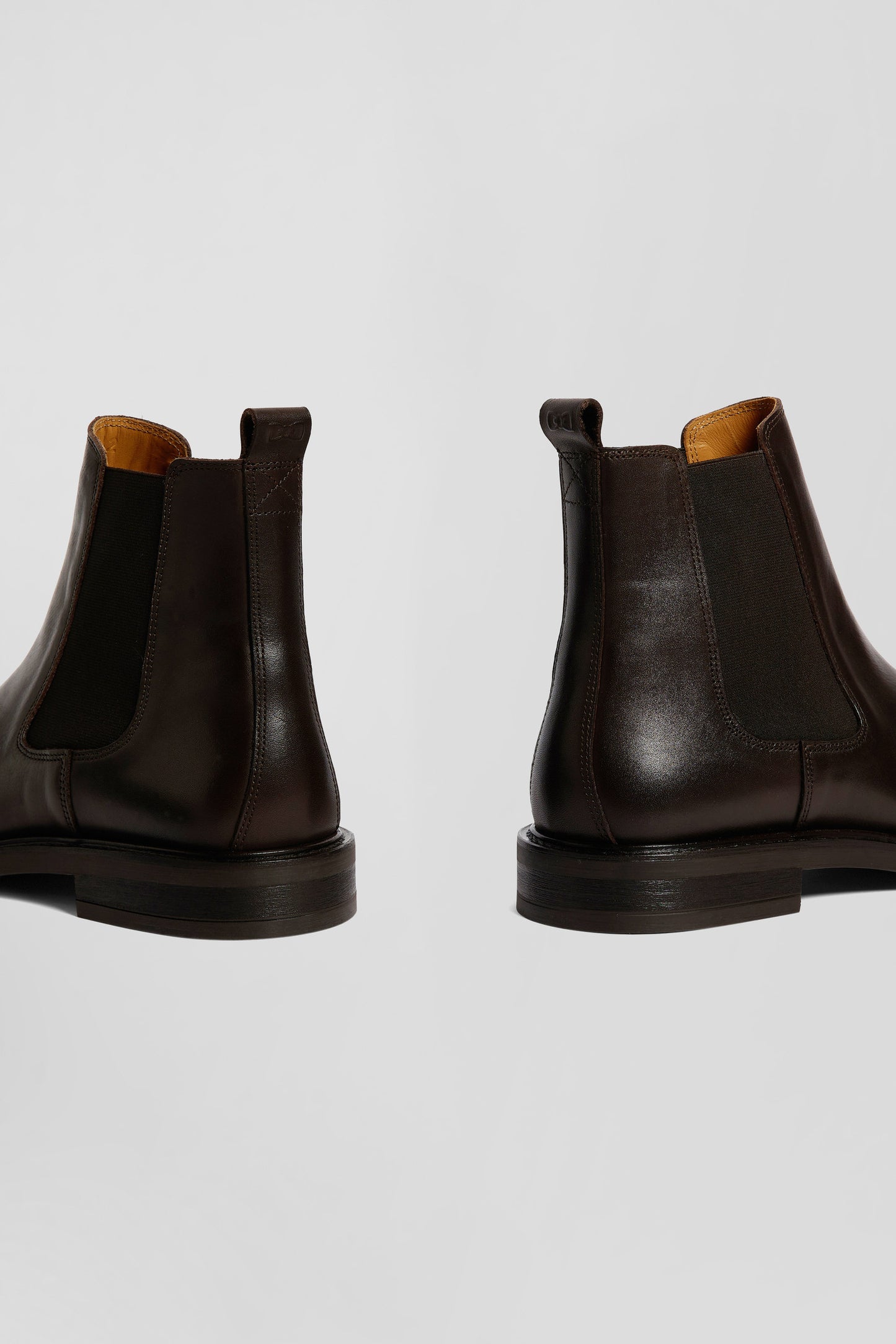 Chelsea boots en cuir marron