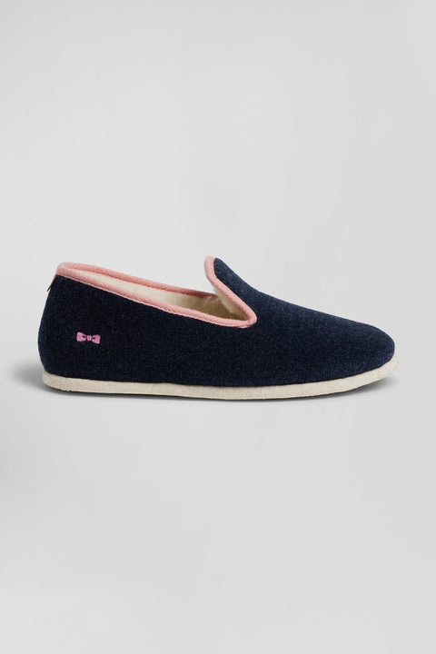 Charentaises bleu marine Chausse Mouton X Eden Park - Femme - Image 1