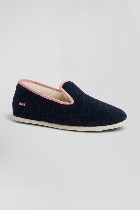 Charentaises bleu marine Chausse Mouton X Eden Park - Femme - Image 2