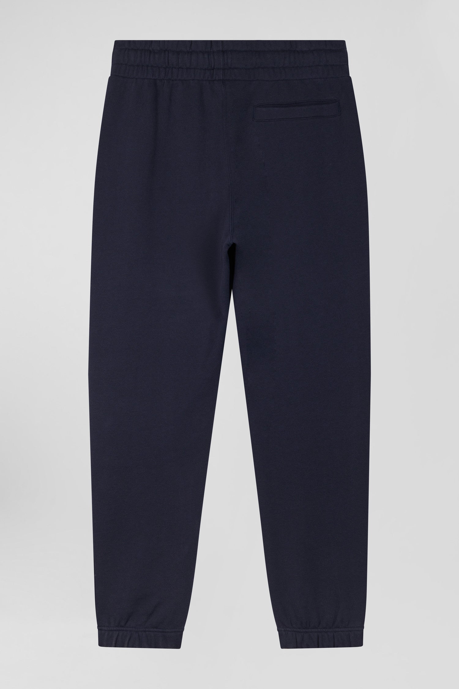 Pantalon jogging en molleton gratté bleu marine coupe Regular