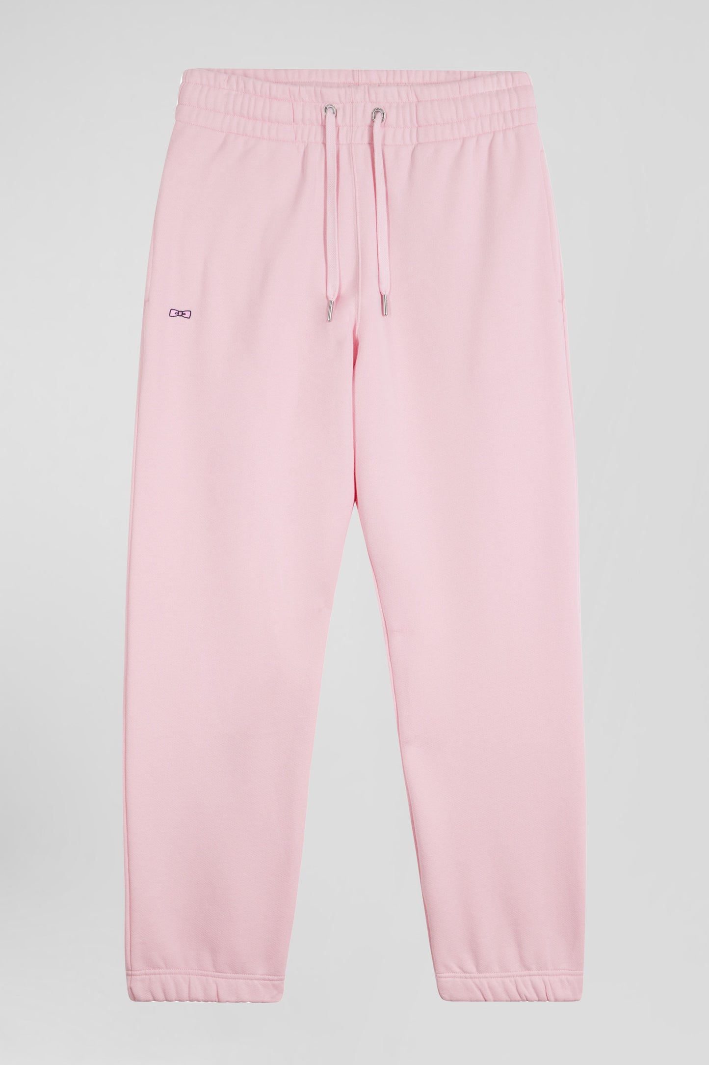 Pantalon jogging en molleton gratté rose coupe Regular