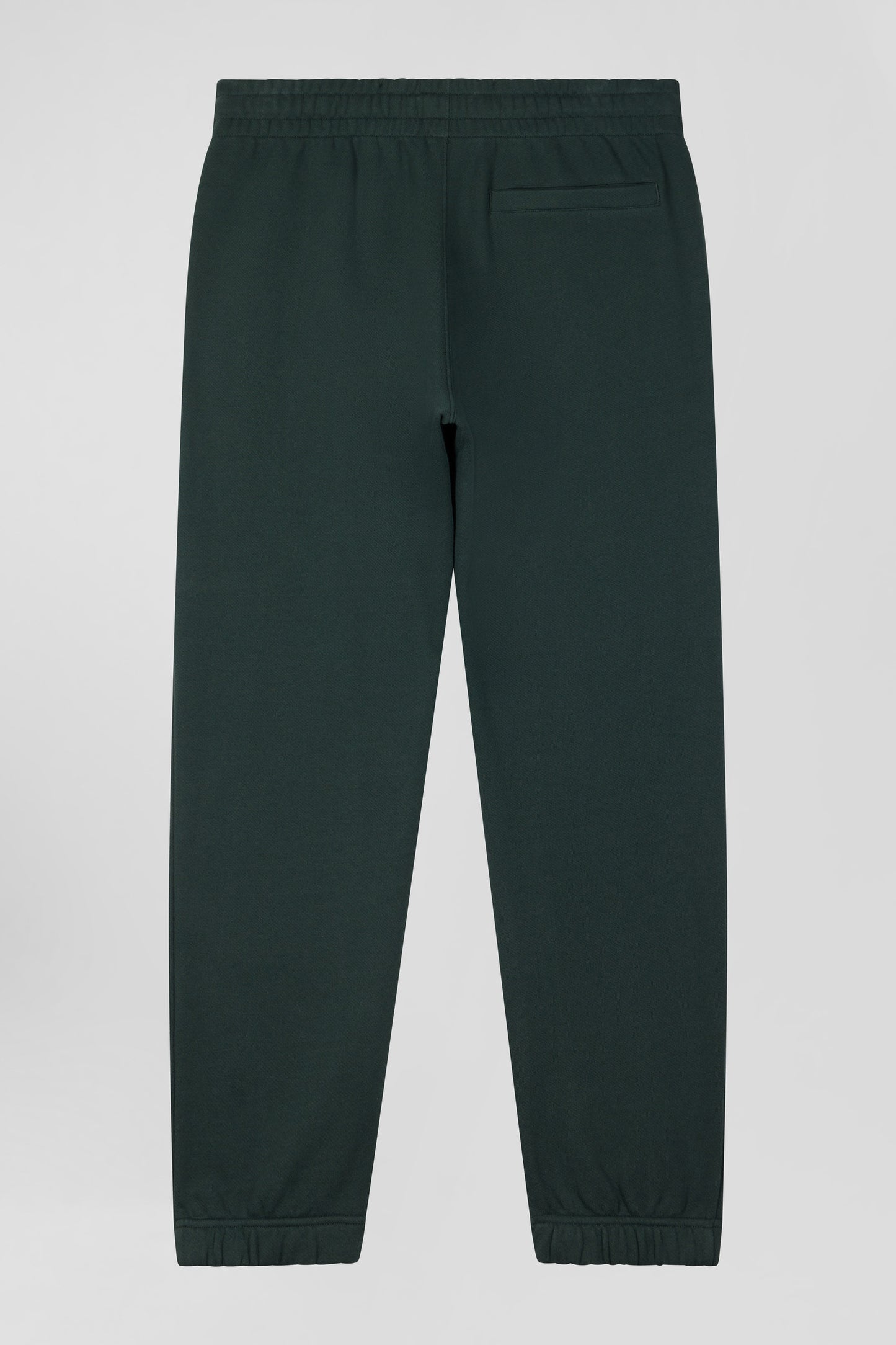 Pantalon jogging en molleton gratté vert coupe Regular