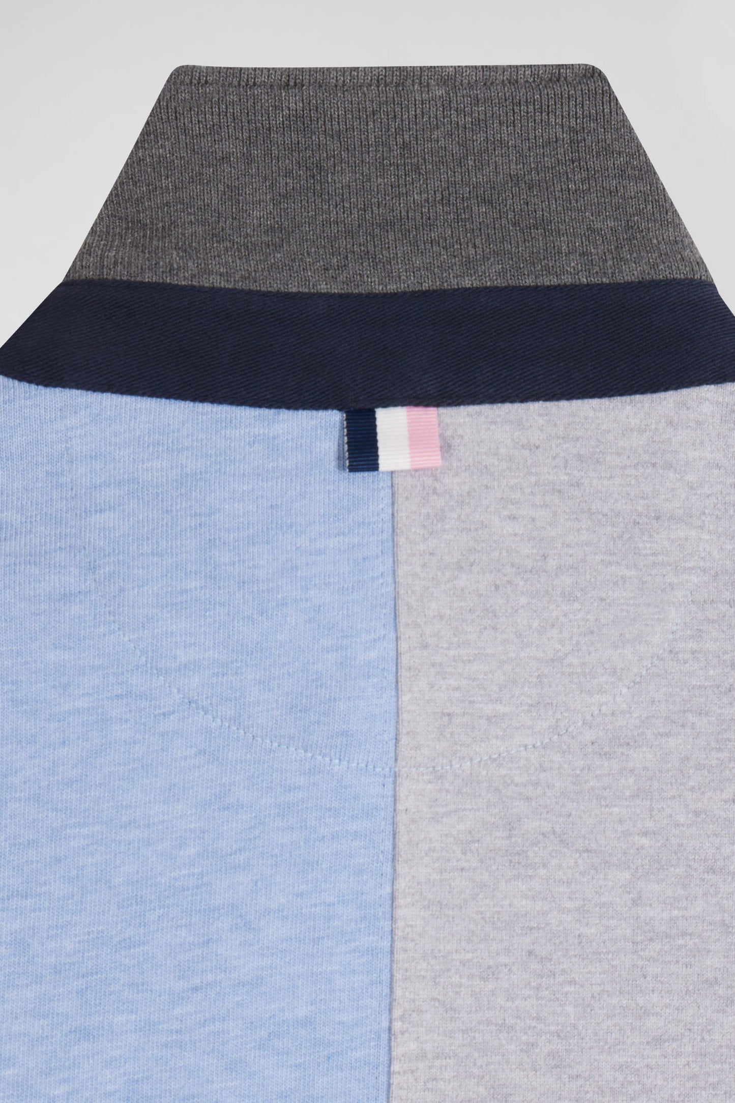 Maillot manches longues coupé-cousu en coton ciel coupe Regular