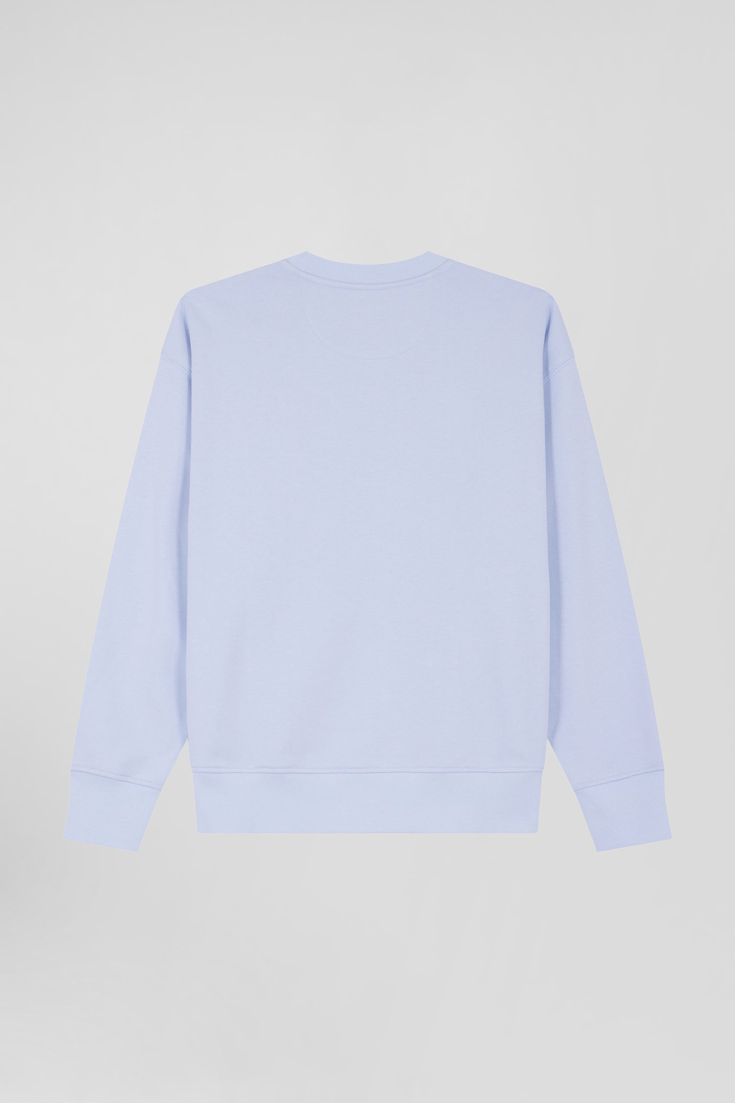 Sweatshirt en molleton coton gratté ciel coupe Relaxed