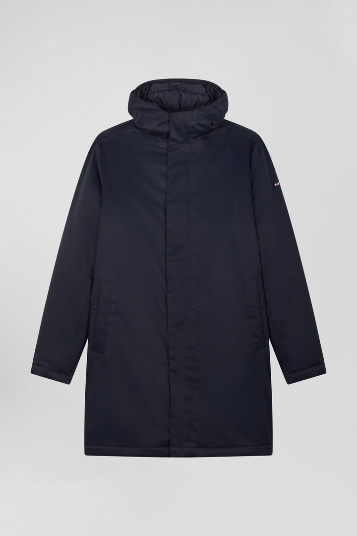 Parka et doudoune 2-en-1 en nylon bleu marine