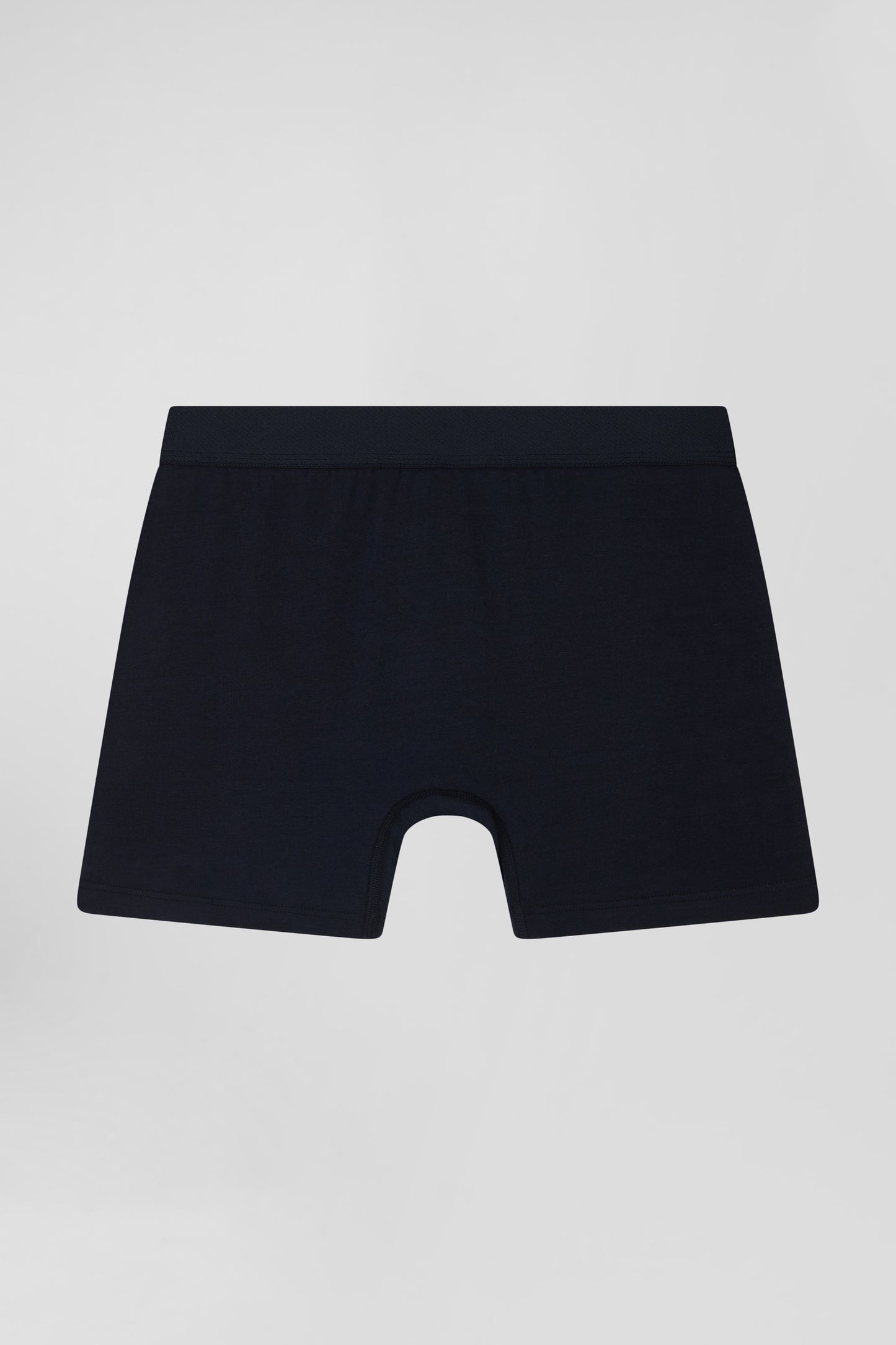 Boxer colorblock en coton stretch vert