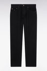 5-pocket jeans in black stretch denim blend, regular fit