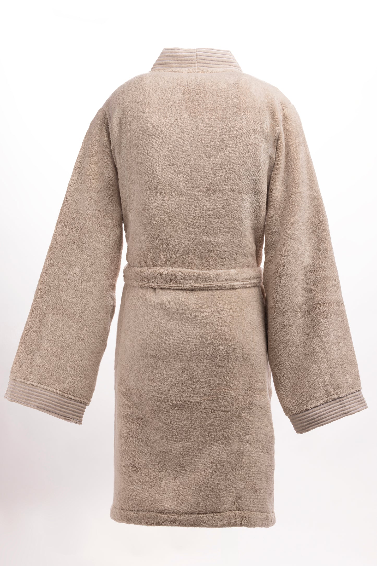 Peignoir en coton éponge beige