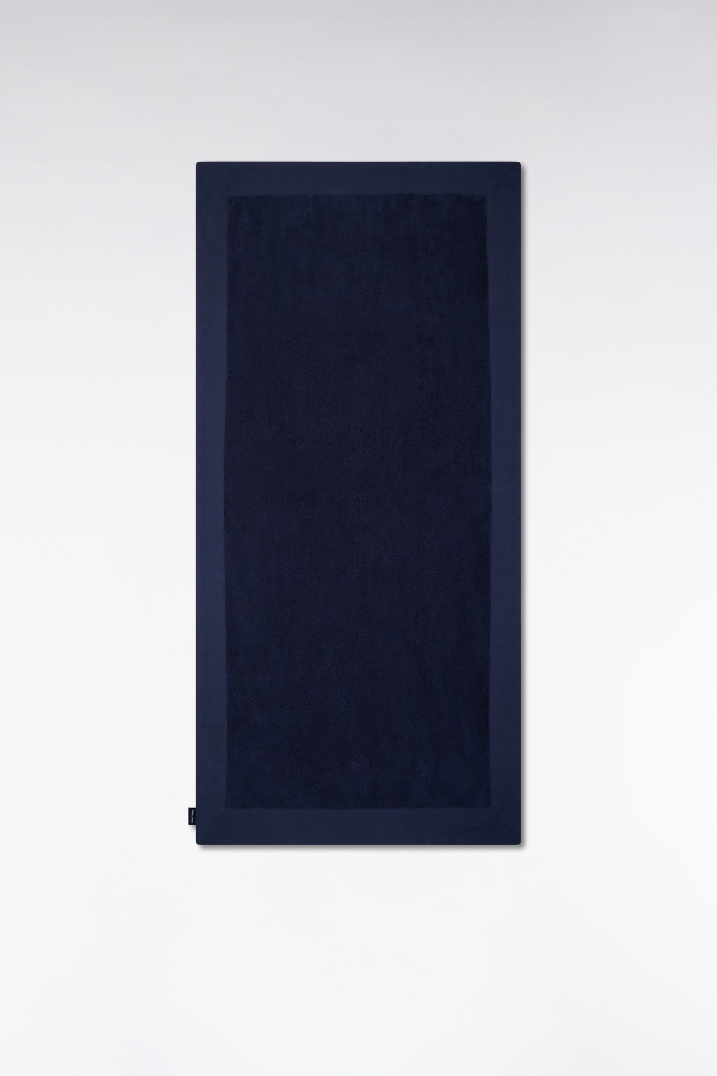 Serviette de bain en coton éponge marine
