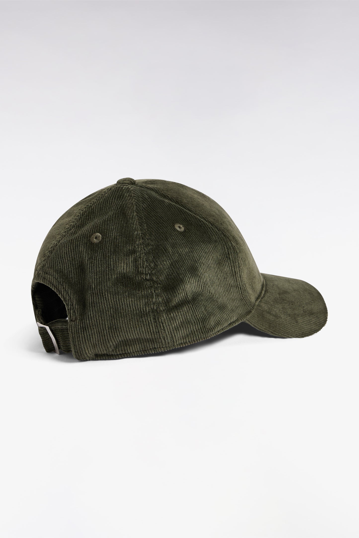 Casquette en velours côtelé kaki
