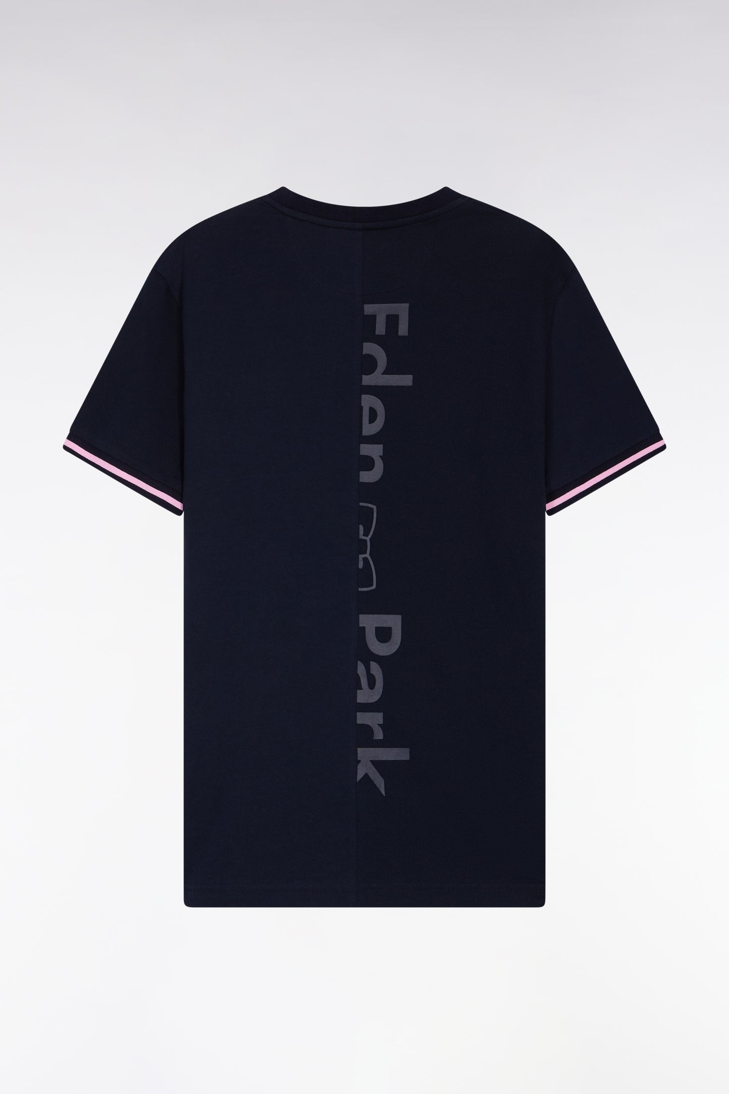 T-shirt à col rond en jersey coton marine coupe Relaxed
