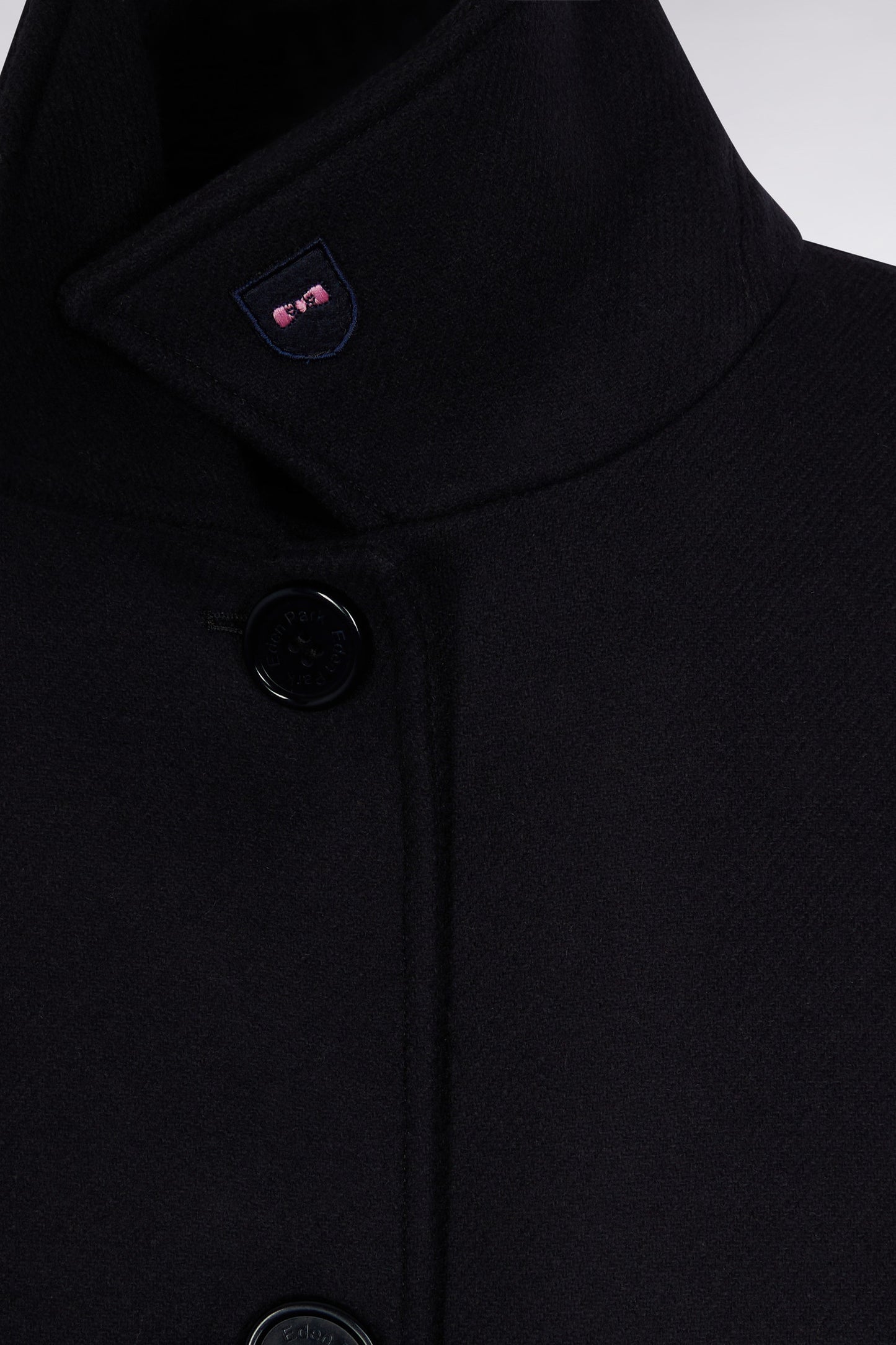 Manteau kimono en laine marine