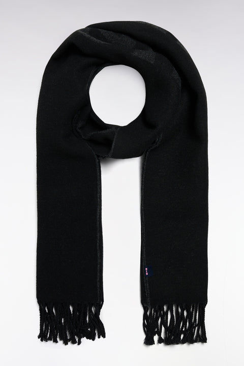 Écharpe jacquard Eden Park noir - Image 1