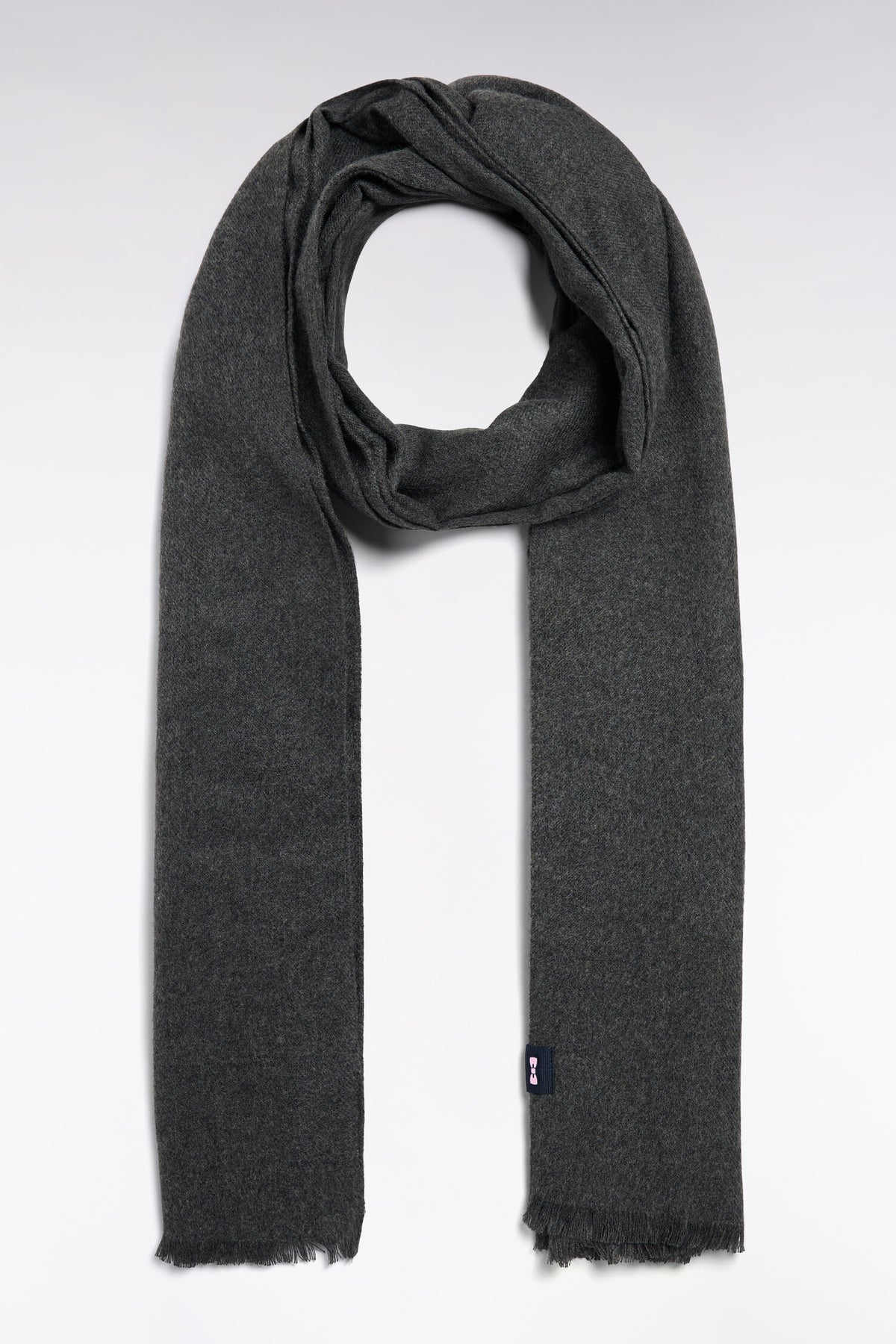 Écharpe légère gris chiné