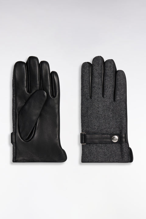 Gants en maille noirs - Image 1