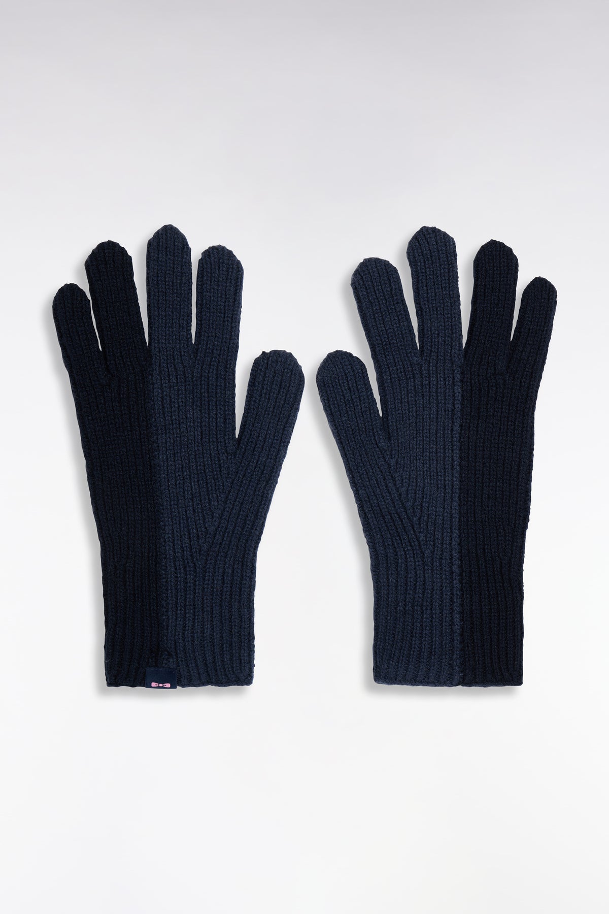 Gants en laine marine