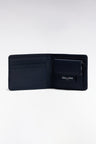 Navy nylon wallet in Italian format