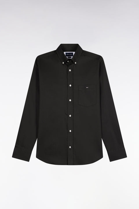 Chemise en piqué de coton kaki coupe droite - Image 2
