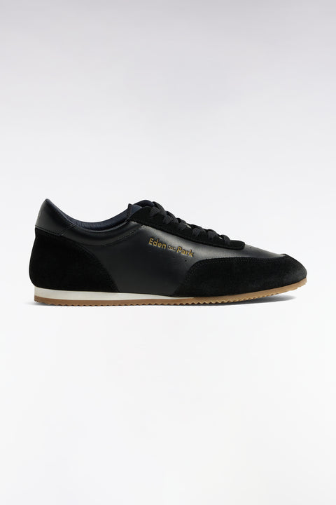 Baskets basses en cuir noir - Image 1