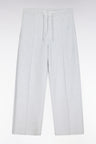 Jogging unisexe en interlock gris chiné coupe loose