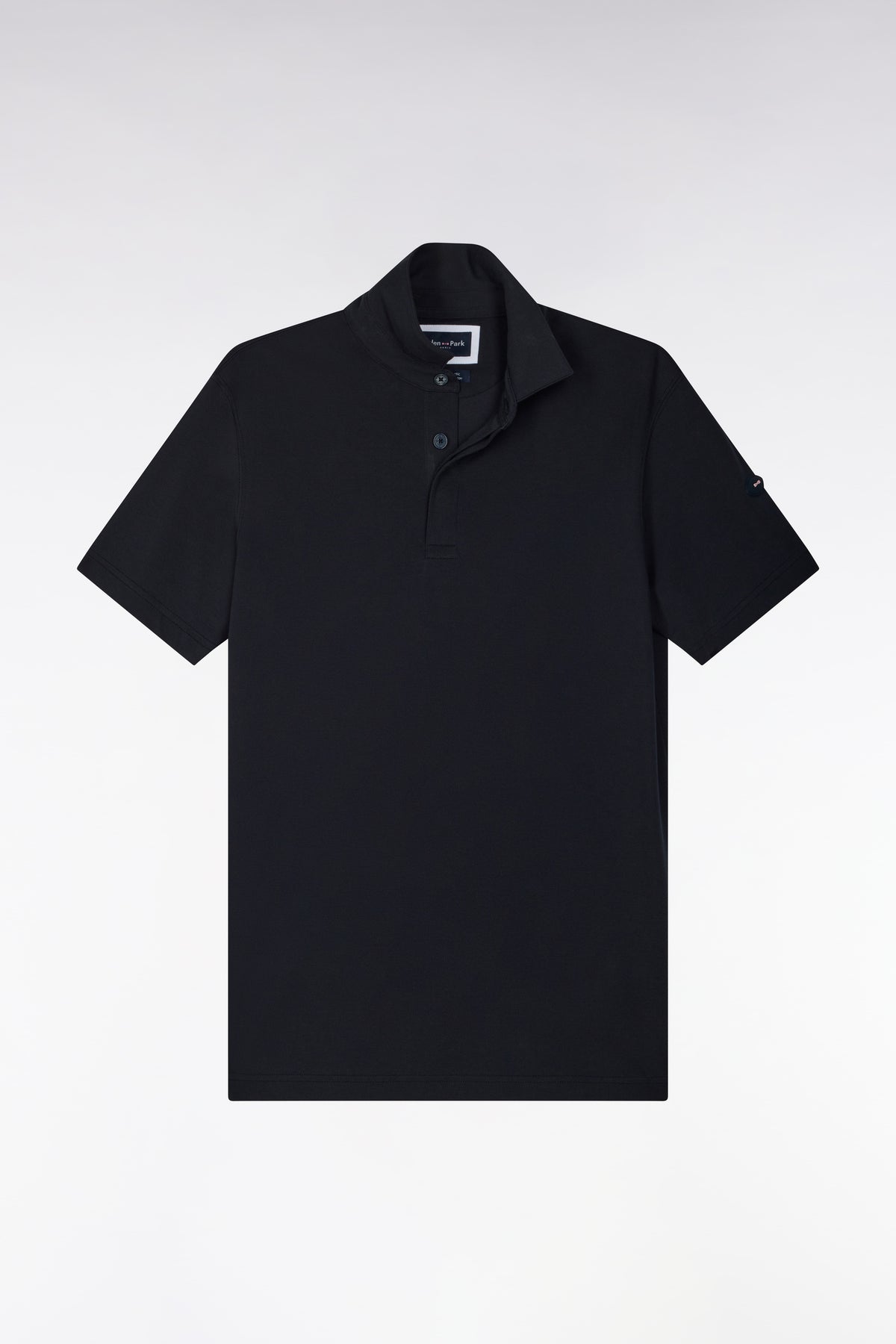 Polo golf manches courtes marine coupe droite