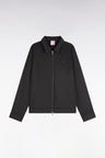 Blouson en coton stretch kaki coupe droite