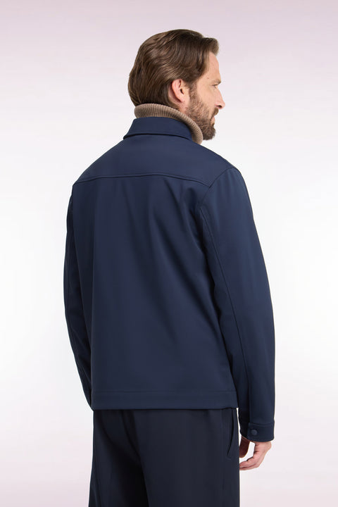 Blouson golf en nylon technique marine - Image 3